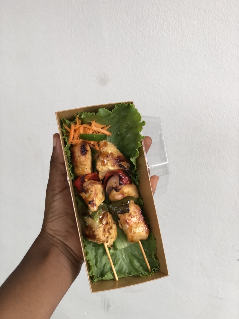 Smoky beef suya sticks