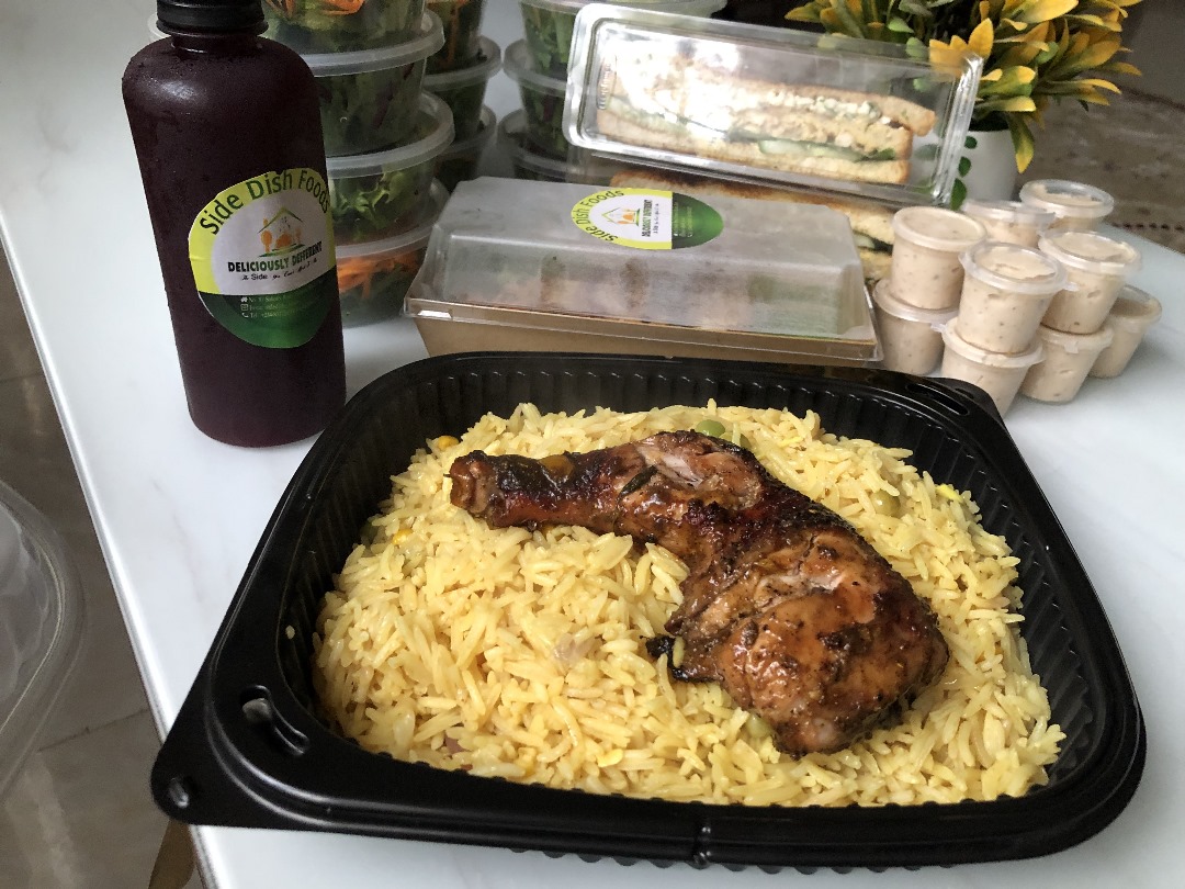 Signature fried rice platter